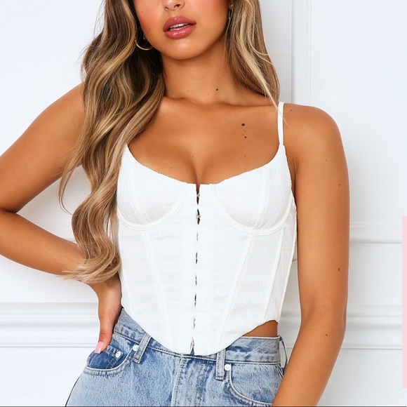 White Fox Boutique Tops - White Fox Boutique Stay Young Bustier White